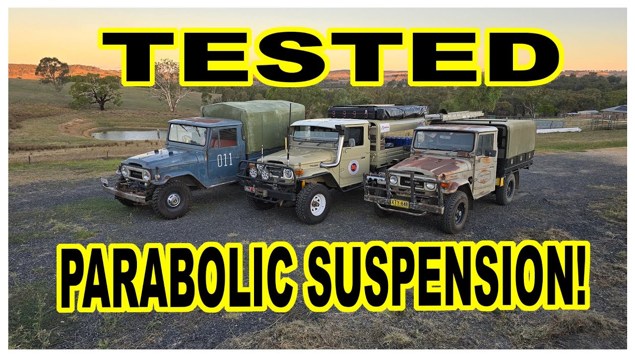Parabolic Suspension For Early Landcruisers Thanks to Terrain Tamer.