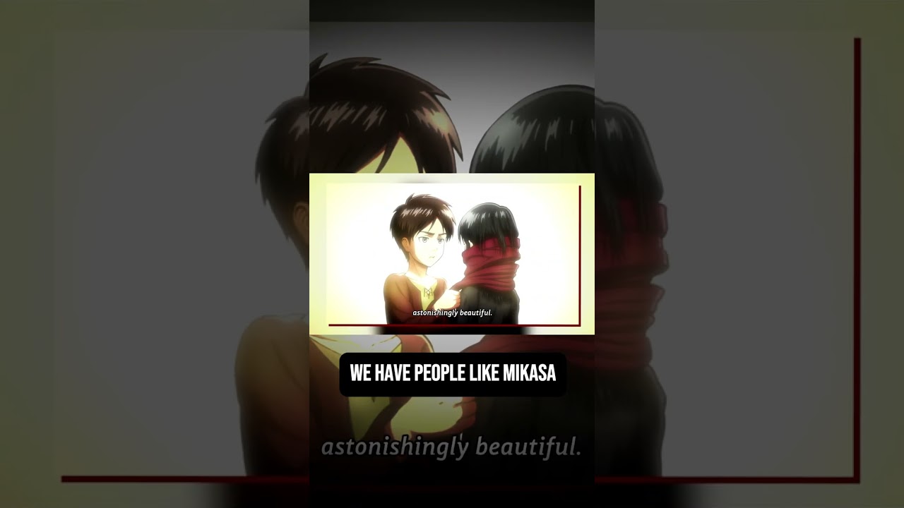 The Tragic Beauty of Bertolt's & Mikasa's Words - #attackontitan