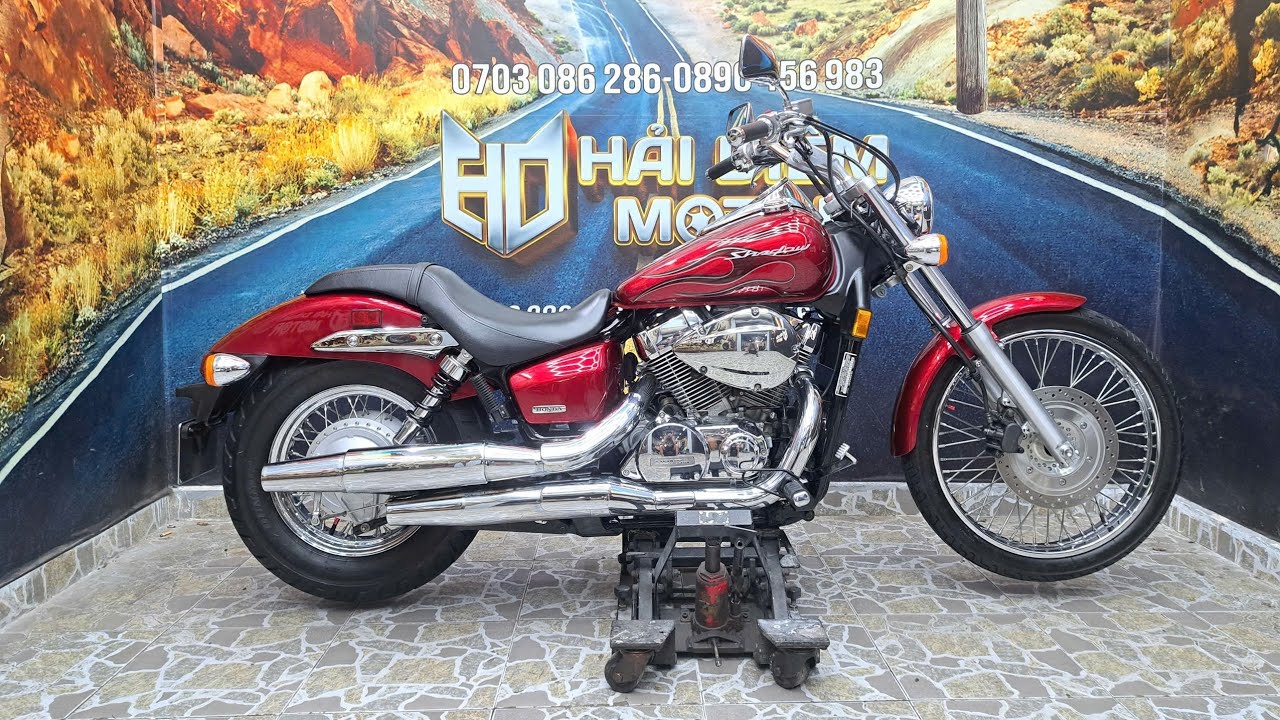 Lên Sàn Honda Shadow Spirit750 2008 HQCN Siêu Đẹp Keng Hiếm Odo Lướt 9k Chỉ 268tr Lh Hải 0703086286