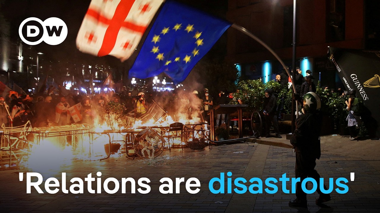 Is Georgia's government abandoning EU integration, aligning with Russia | DW News
