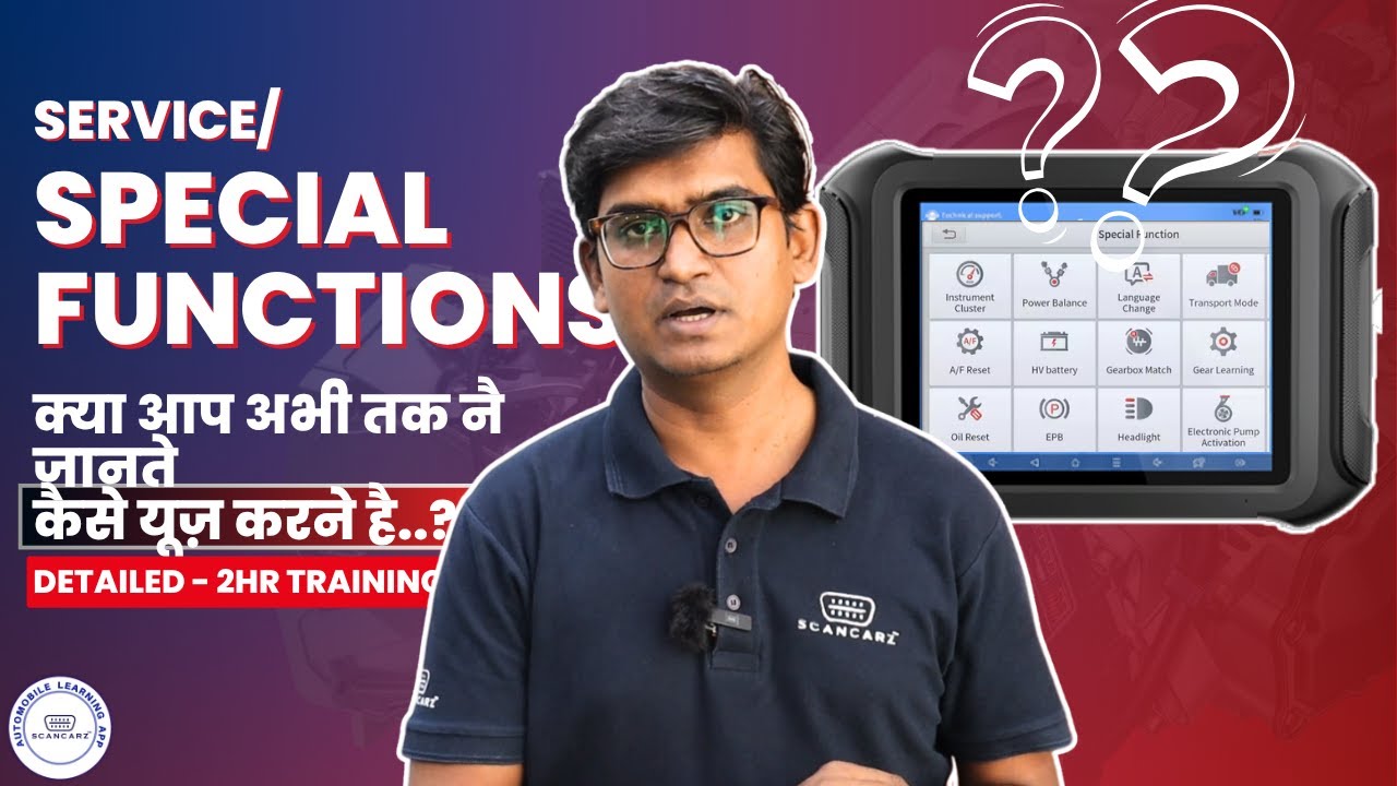 Car Scanner में Service Functions की डिटेल्ड ट्रेनिंग | SCANCARZ | #carscanner #car #training