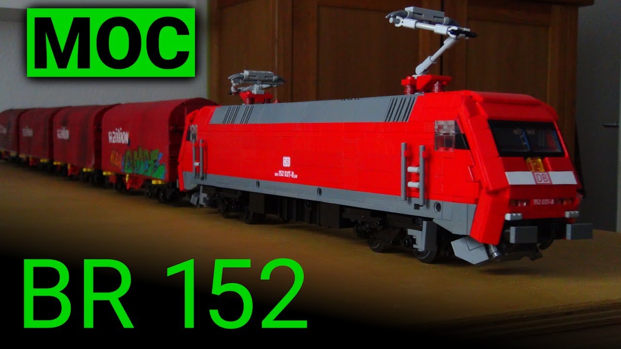 DB BR 152 Klemmbaustein MOC / Projekt KV Teil C
