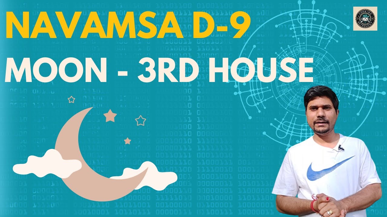 Moon in 3rd House in D-9 Navamsa Chart - Vedic Astrology