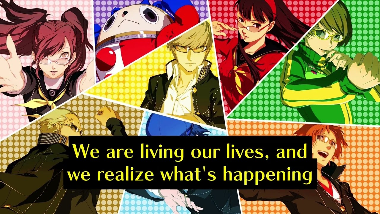 Persona 4 - Pursuing My True Self (Full) - Karaoke Instrumental Lyrics