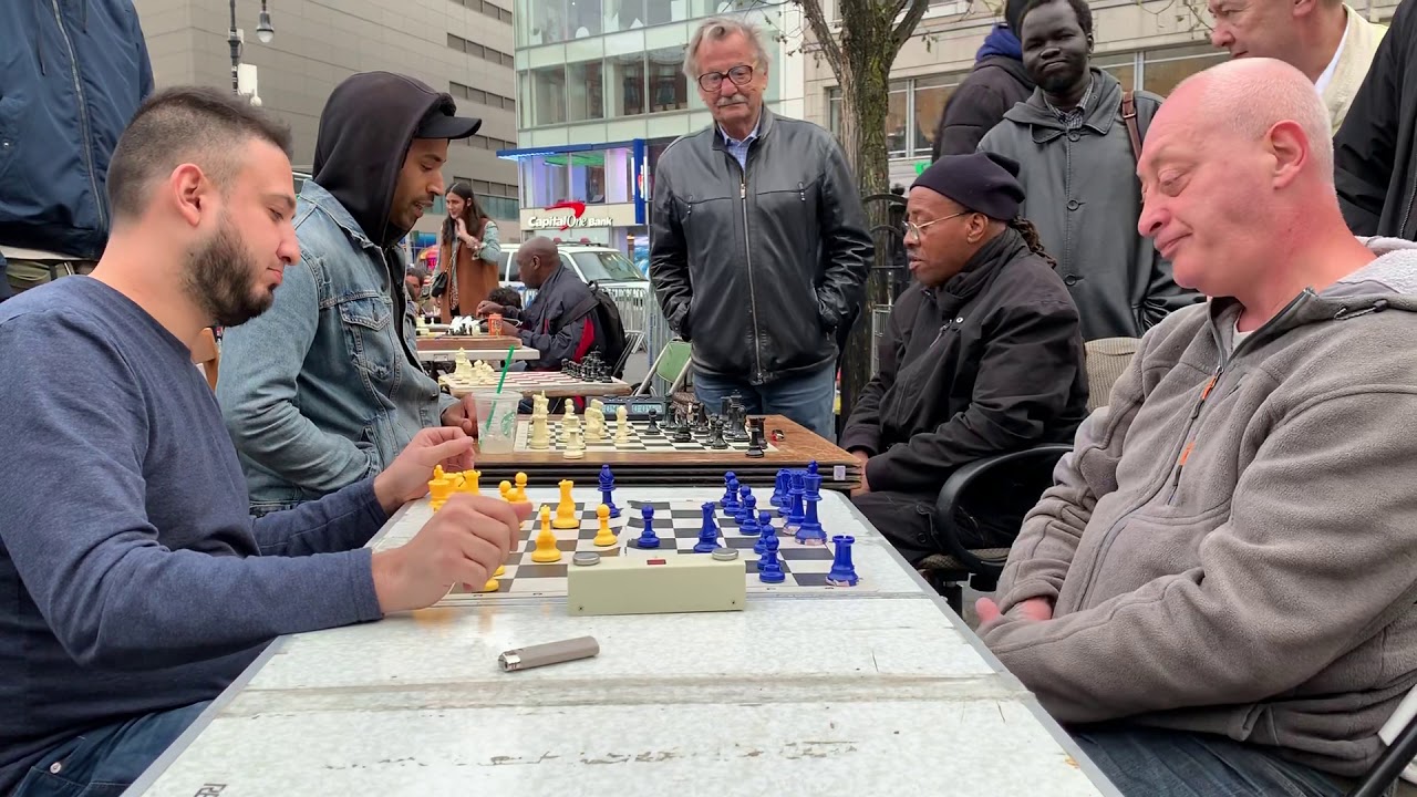 A quick game of chess in union square park nyc