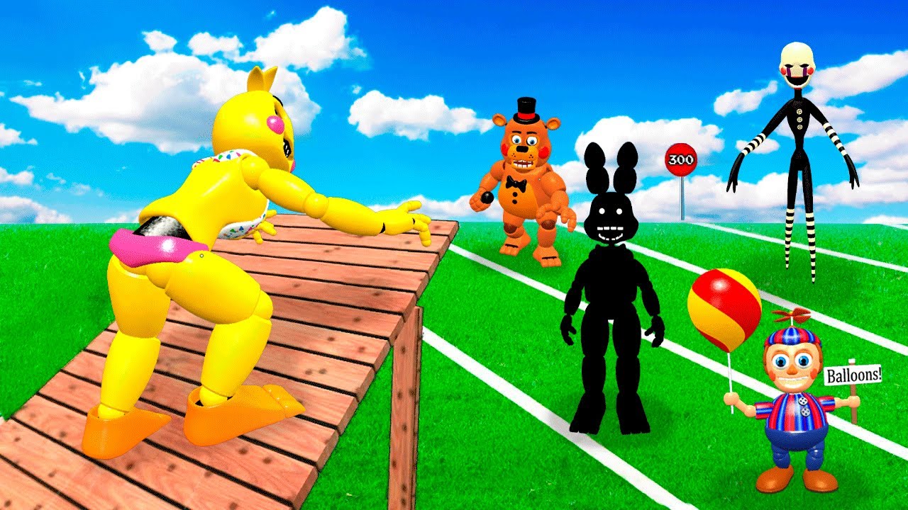 ¿Quién tiene el MEJOR SALTO de FIVE NIGHTS AT FREDDY'S 2 LA PELICULA? - Garry's Mod