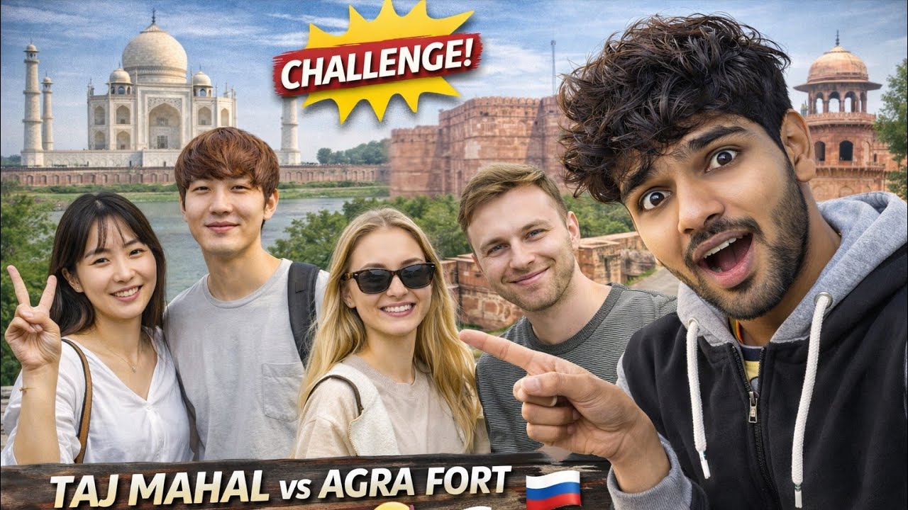 Agra Vlog 😍 Taj Mahal + Agra Fort | Phir Nikle Mathura Ke Liye 🙏👍🇮🇳 Day 03