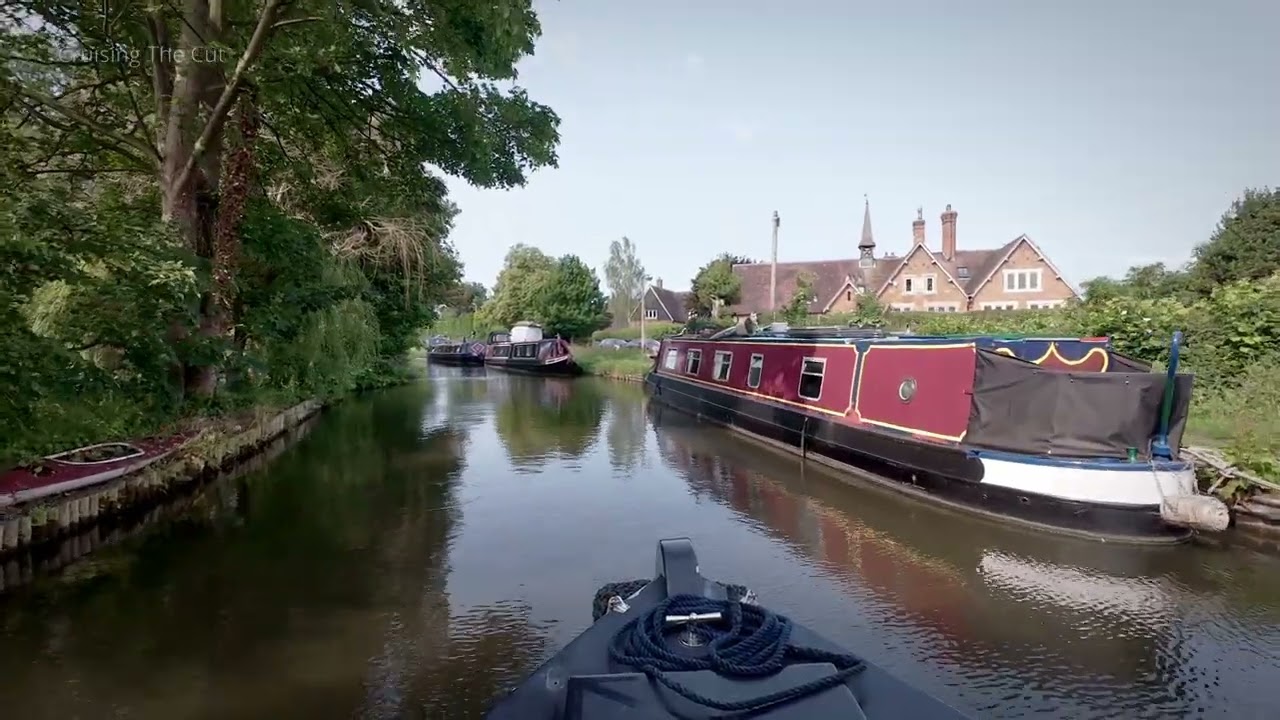 Real-time canal boat cruise from Alrewas to Kings Orchard marina (ASMR / Slow TV)