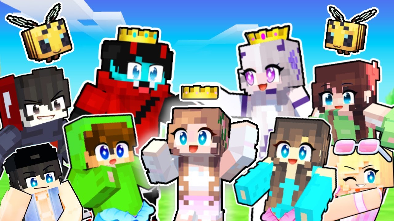 Best of Minecraft - Adopted by Royals, Mermaid, Demons/Angels, Bees, Barbie, Santa!