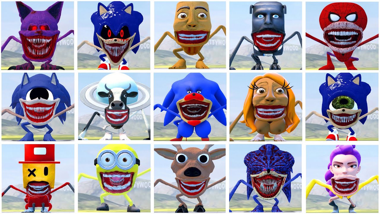 WHICH NEW ALL ITALIAN AI BRAINROT MEMES TAPES VS SHIN SONIC TAPES IS THE STRONGEST? in Garry's Mod