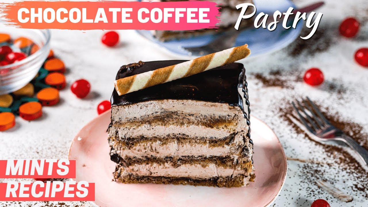 Instant Coffee Chocolate Pastry | कॉफ़ी चॉकलेट पेस्ट्री | Mints Recipes