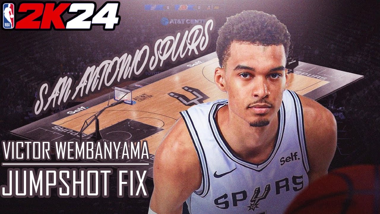 #NBA2K24 Исправление броска Виктора Уэмбаньямы (Следующий величайший игрок?)