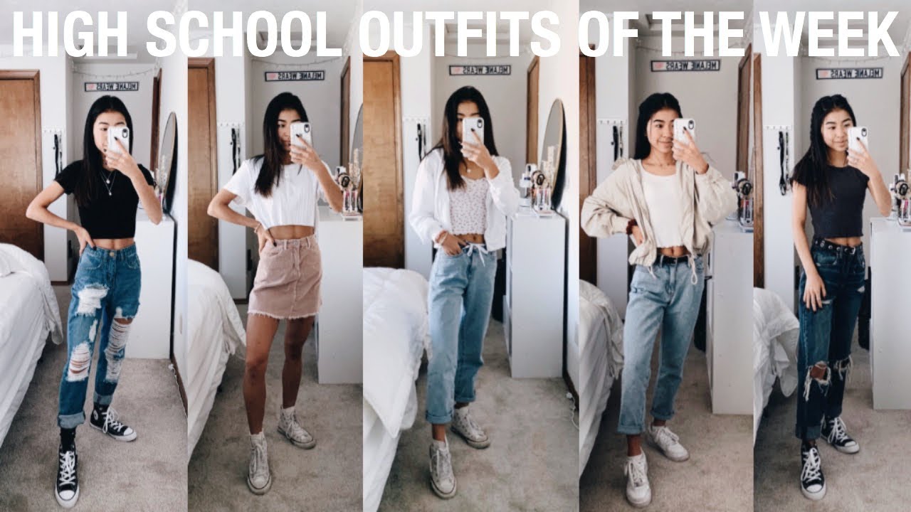 HIGH SCHOOL OUTFITS OF THE WEEK