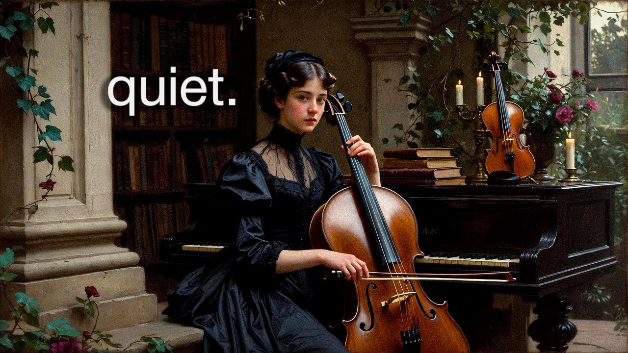 Quiet Chamber — Victorian Dark Academia Piano, Cello & Violin