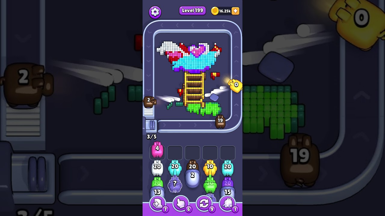 Pixel flow level 199 hard slow speed 