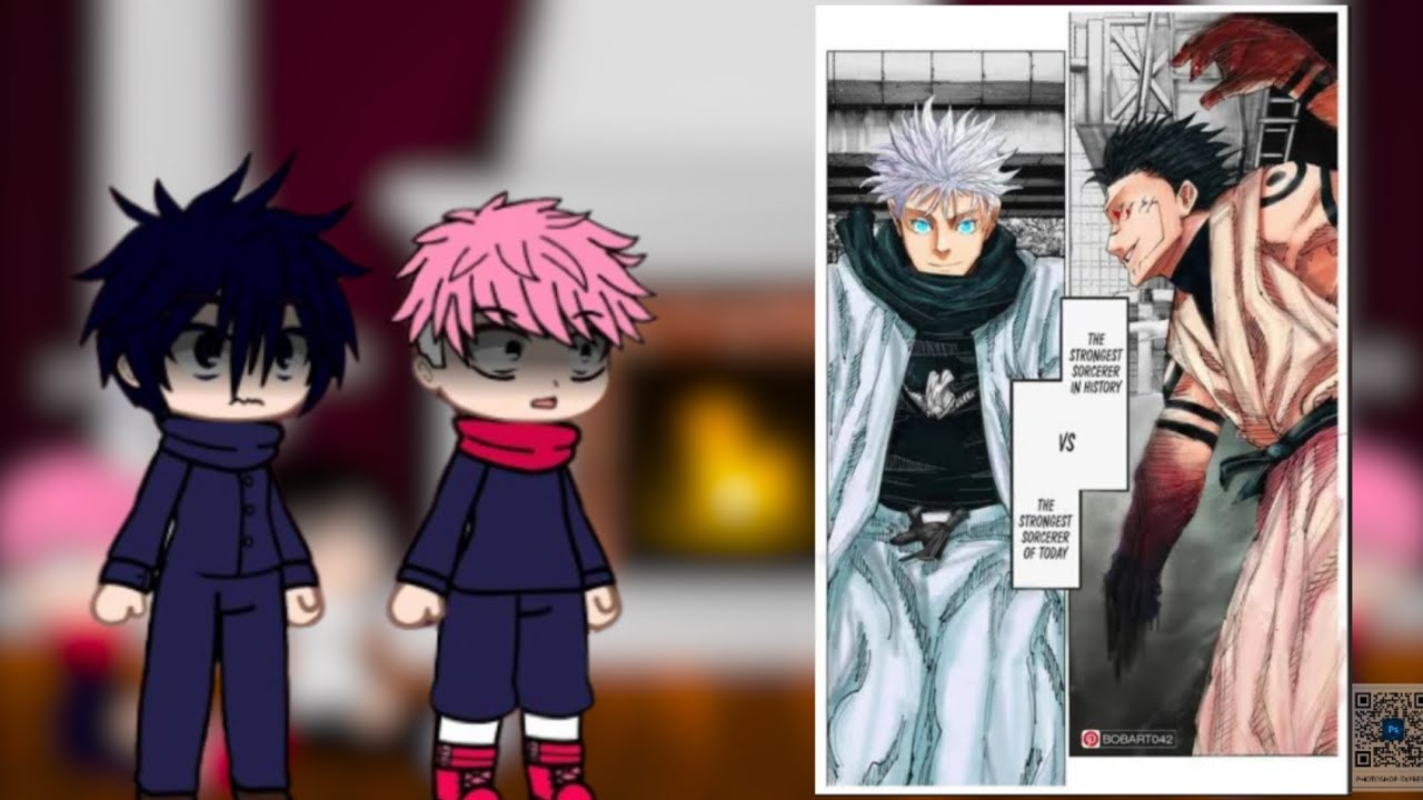 jjk react to gojo vs sukuna ||jjk|| #gachaclub #anime #gachareact #gachatiktok #jjk #gojo