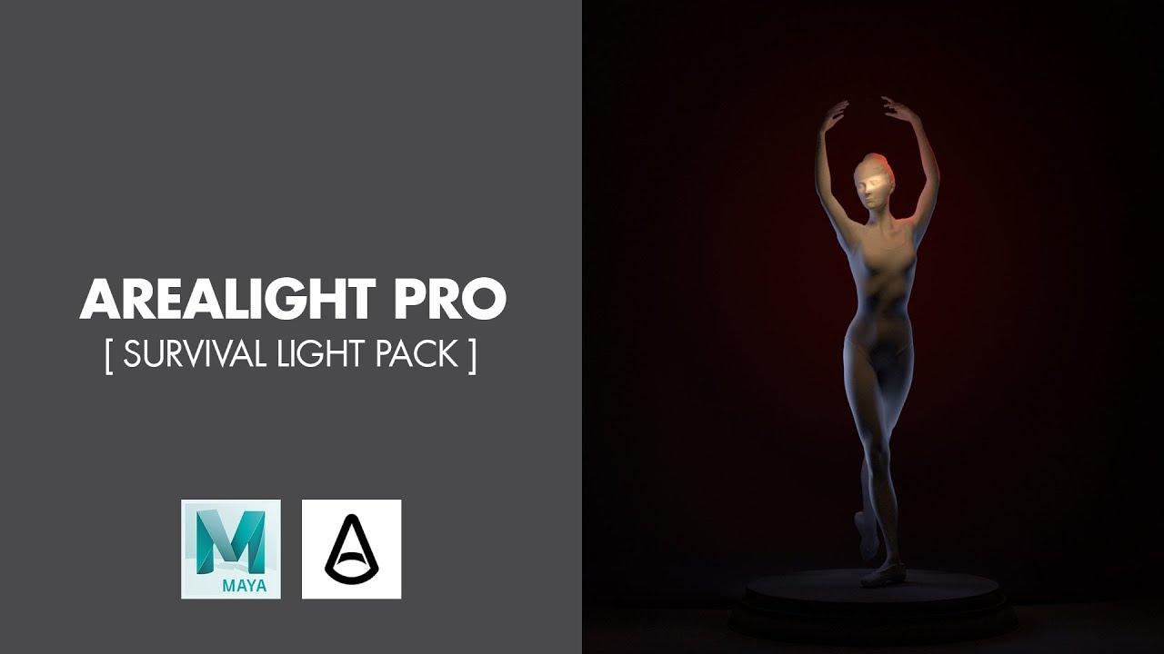 Autodesk Maya - Arnold | Dramatic Lighting Using Survival Light Pack