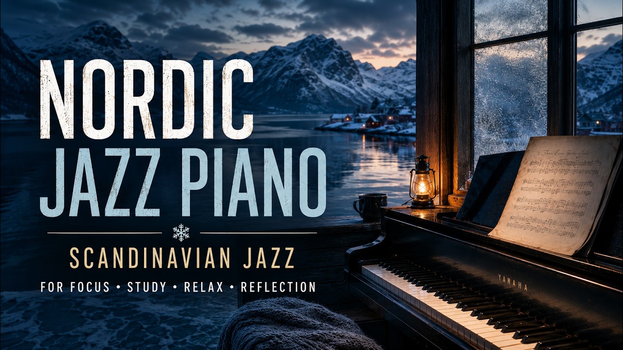 Nordic Jazz Piano f&uuml;r tiefe Konzentration | Skandinavische Jazzmusik