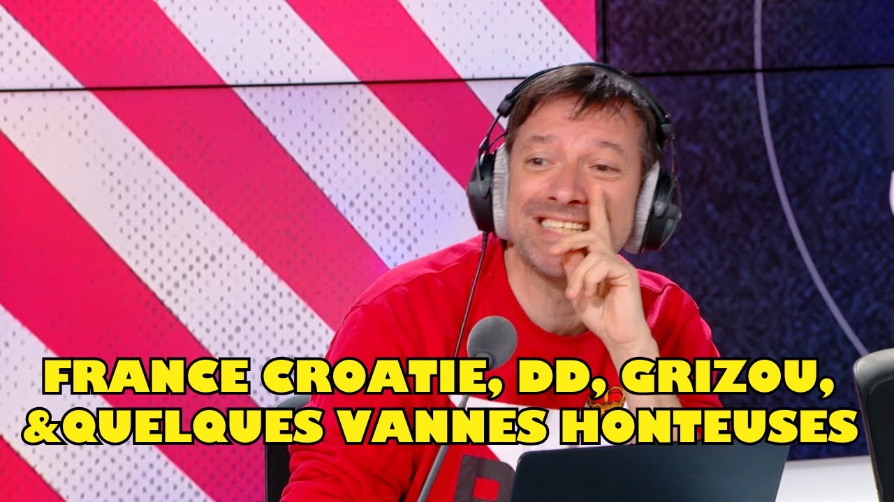 Julien Cazarre - France Croatie, Grizou, Mbappe et quelques vannes honteuses