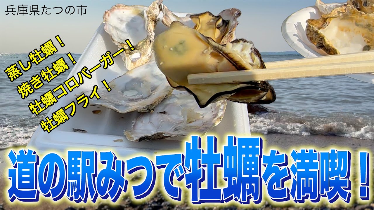 【兵庫】プリプリ美味しい牡蠣を食べに「道の駅みつ」にドライブしてきた！【たつの市】