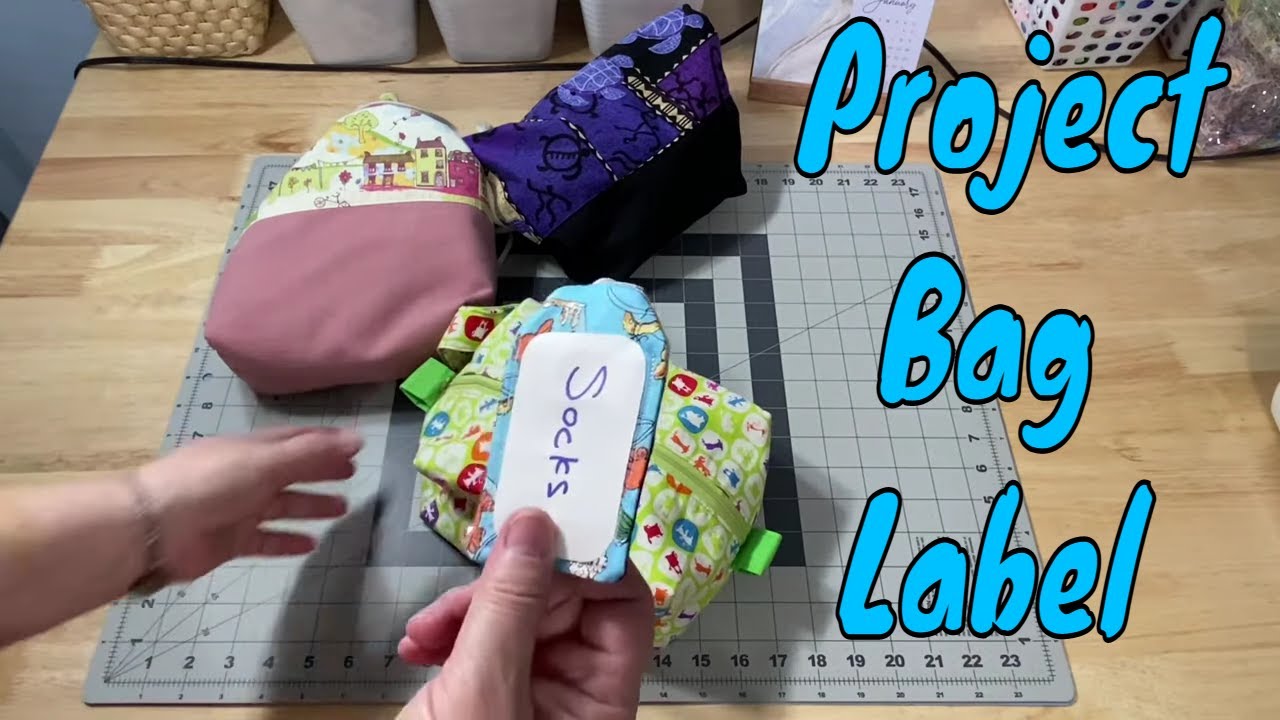 How to Sew a Luggage Tag or Project Bag Tag or Label