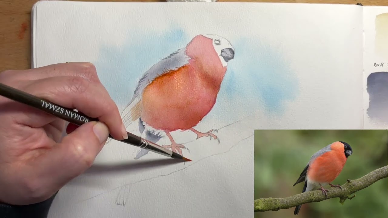 Roman Szmal Half Pans and Brush Speedpaint | Bullfinch