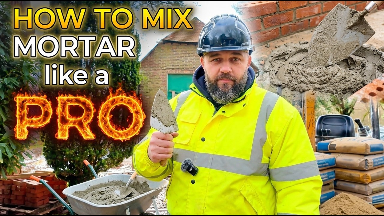 Perfect Mortar Mix for Bricklaying &ndash; Step-by-Step Tutorial
