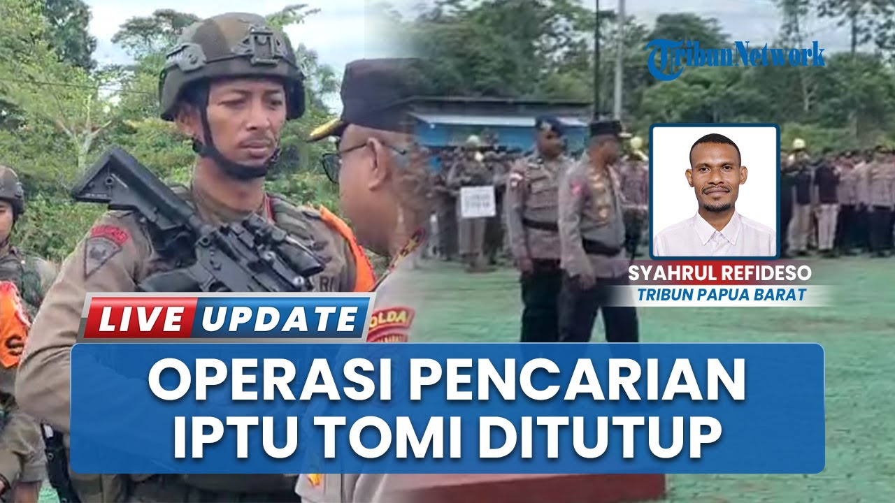 Pencarian Iptu Tomi Marbun yang Hilang saat Kejar TPNPB-OPM Dihentikan, Jenazah Tak Ditemukan