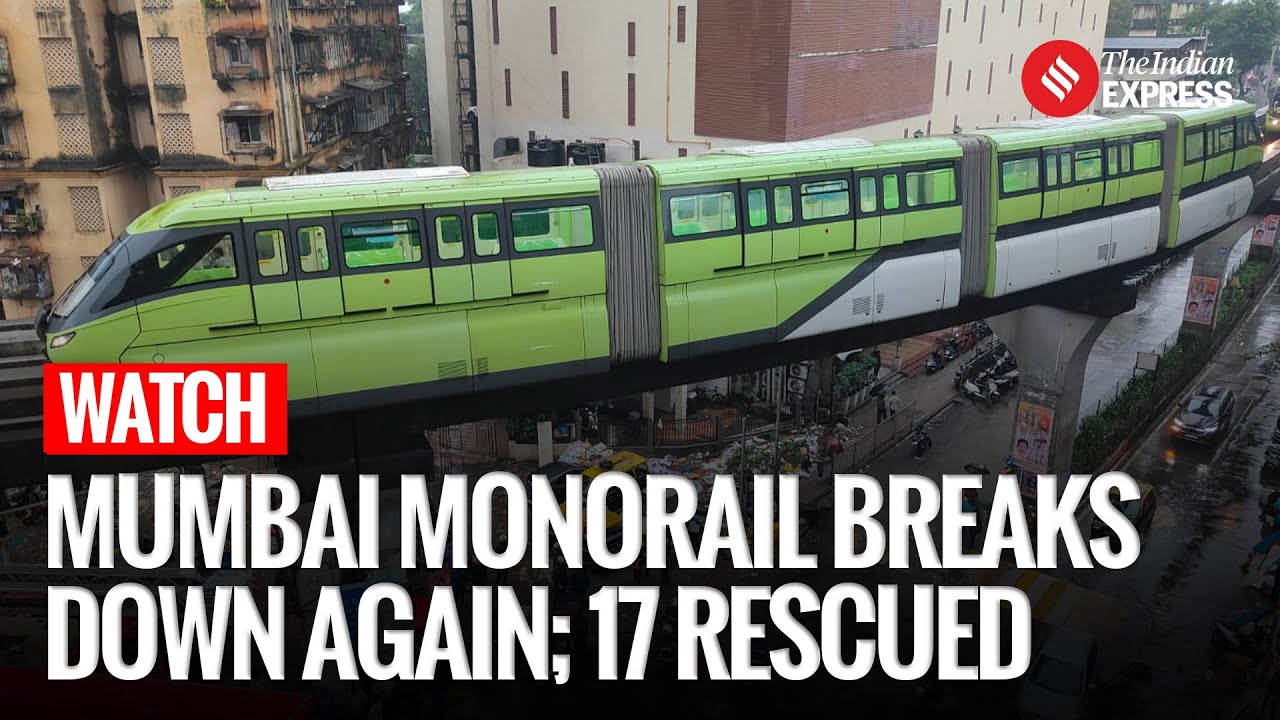 Mumbai Monorail Chaos: Train Breakdown In Wadala Sparks Panic