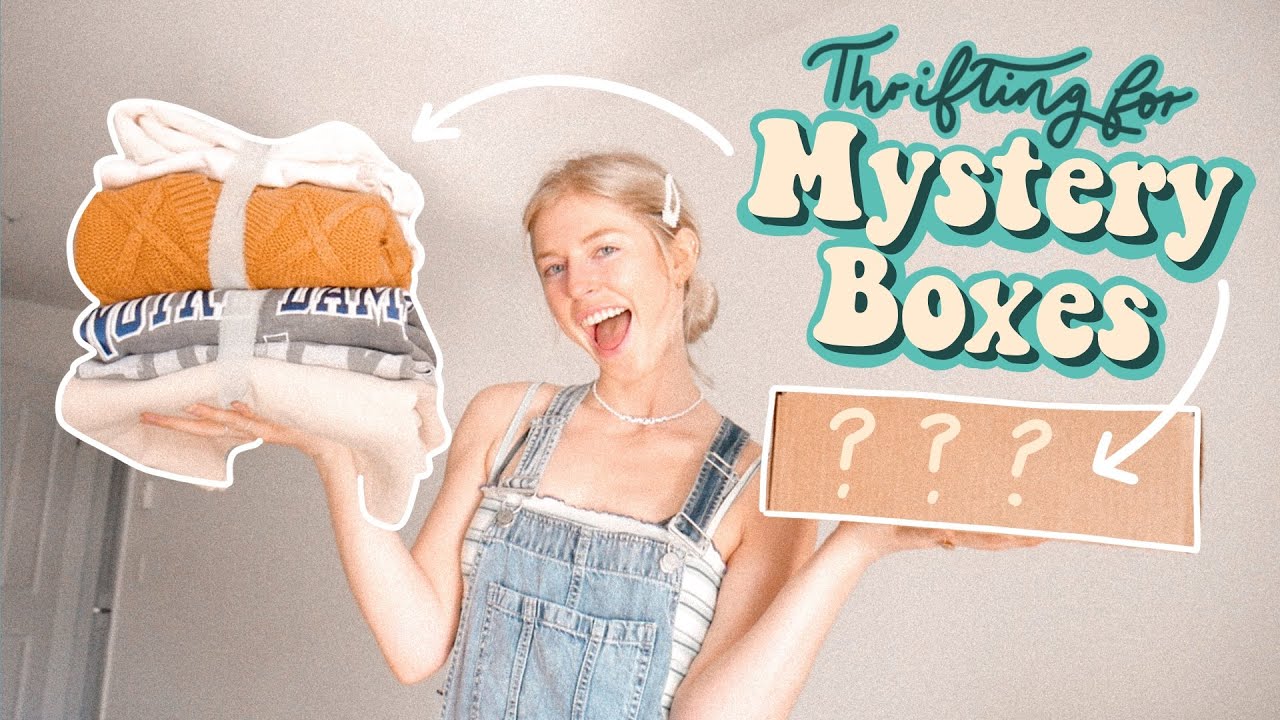 THRIFT WITH ME for MYSTERY BOXES | Creating + Styling Mystery Boxes | THRIFT FLIPS