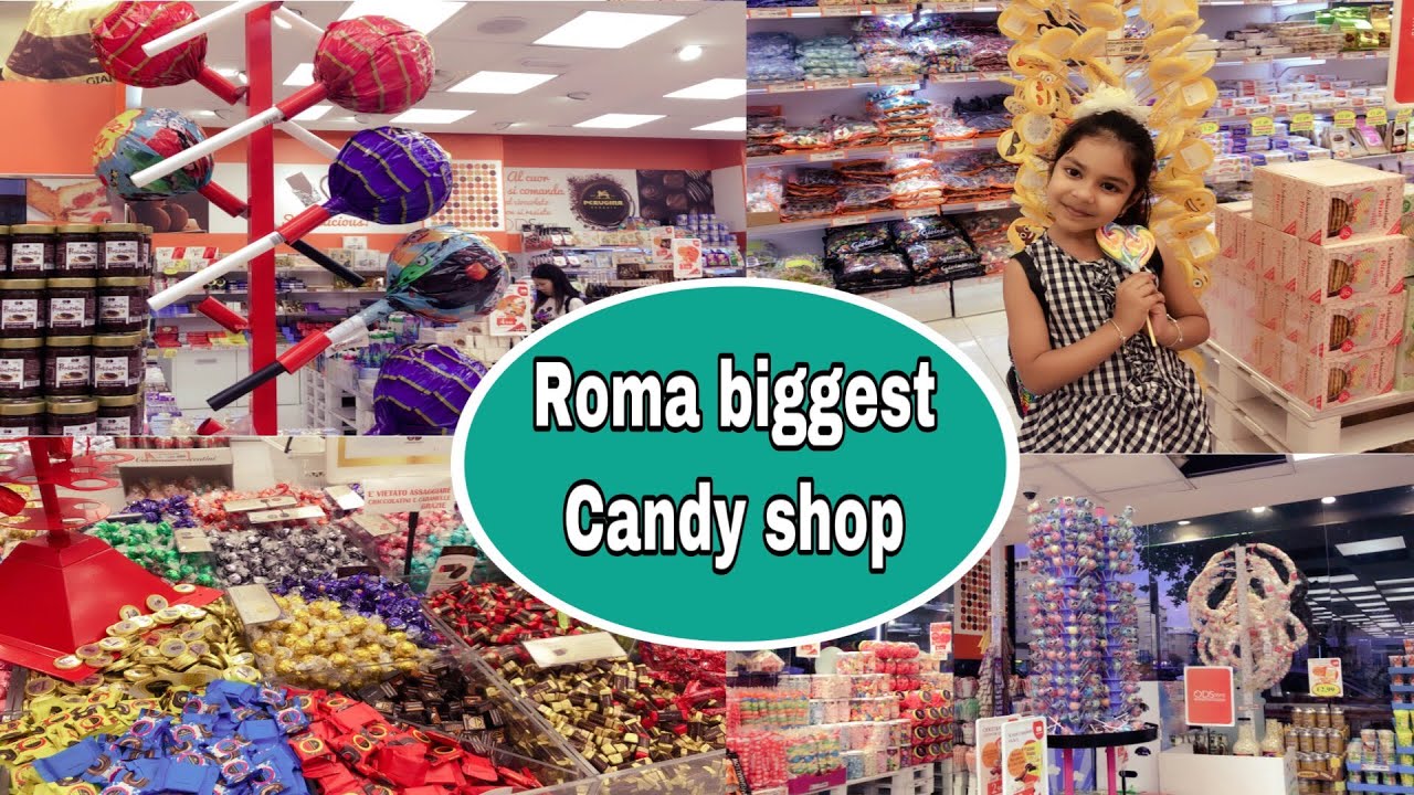 ইতালির একটি বড় চকলেট শপ এ আমরা || Italy biggest candy shop. Biggest chocolate shop in Italy.