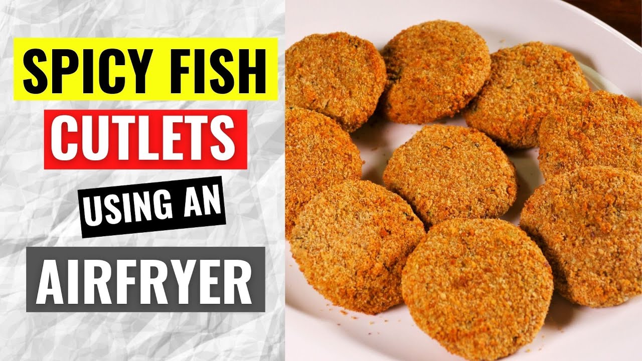 Spicy fish cutlets using an airfryer