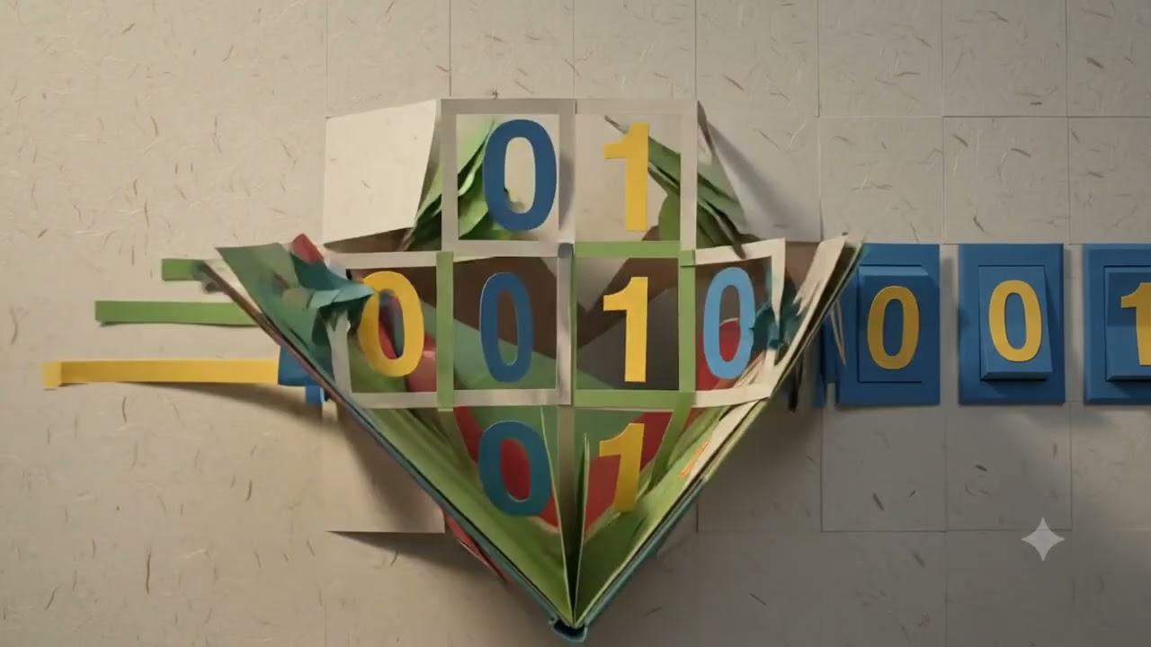 Can Paper Explain How Computers Think? 📄💻Binary Code, But It's Made of Paper 