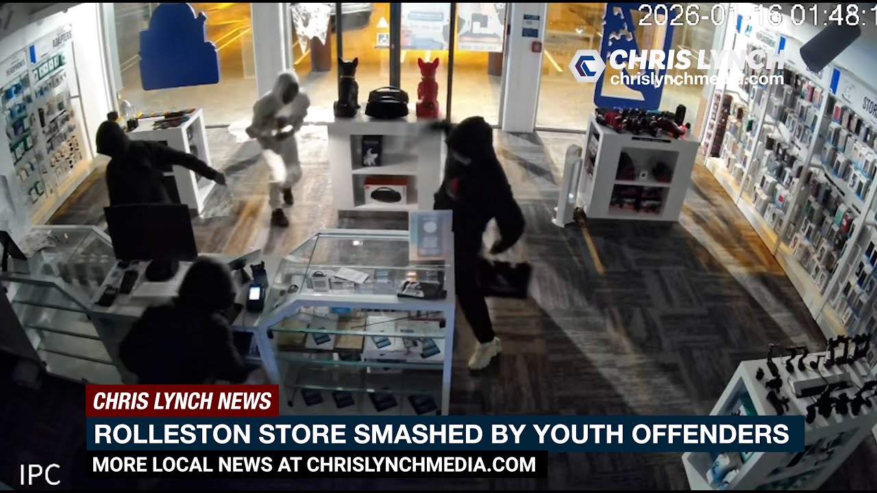 Youths smash their way into new Rolleston phone store