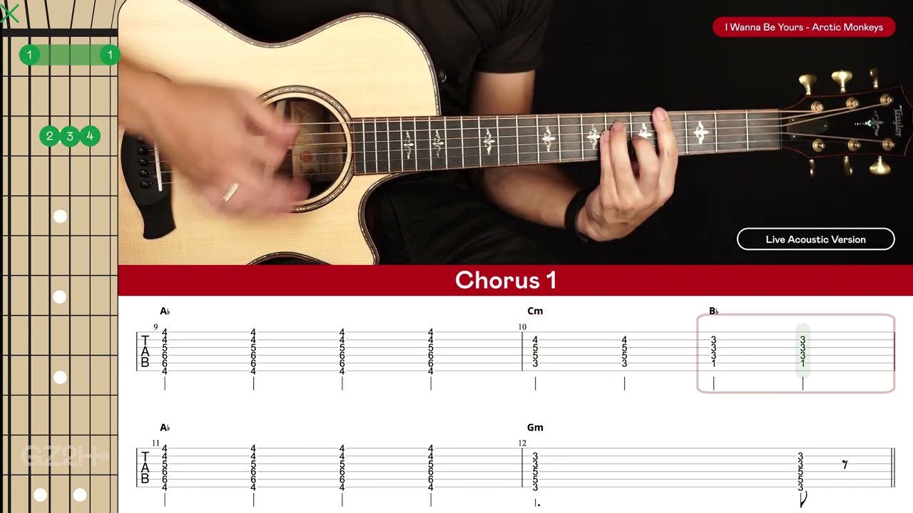I Wanna Be Yours Guitar Cover Arctic Monkeys 🎸|Tabs + Chords|