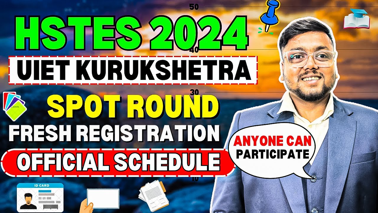 UIET Kurukshetra Spot Round 2024 😍 | HSTES Spot Round 2024 | HSTES Counselling 2024