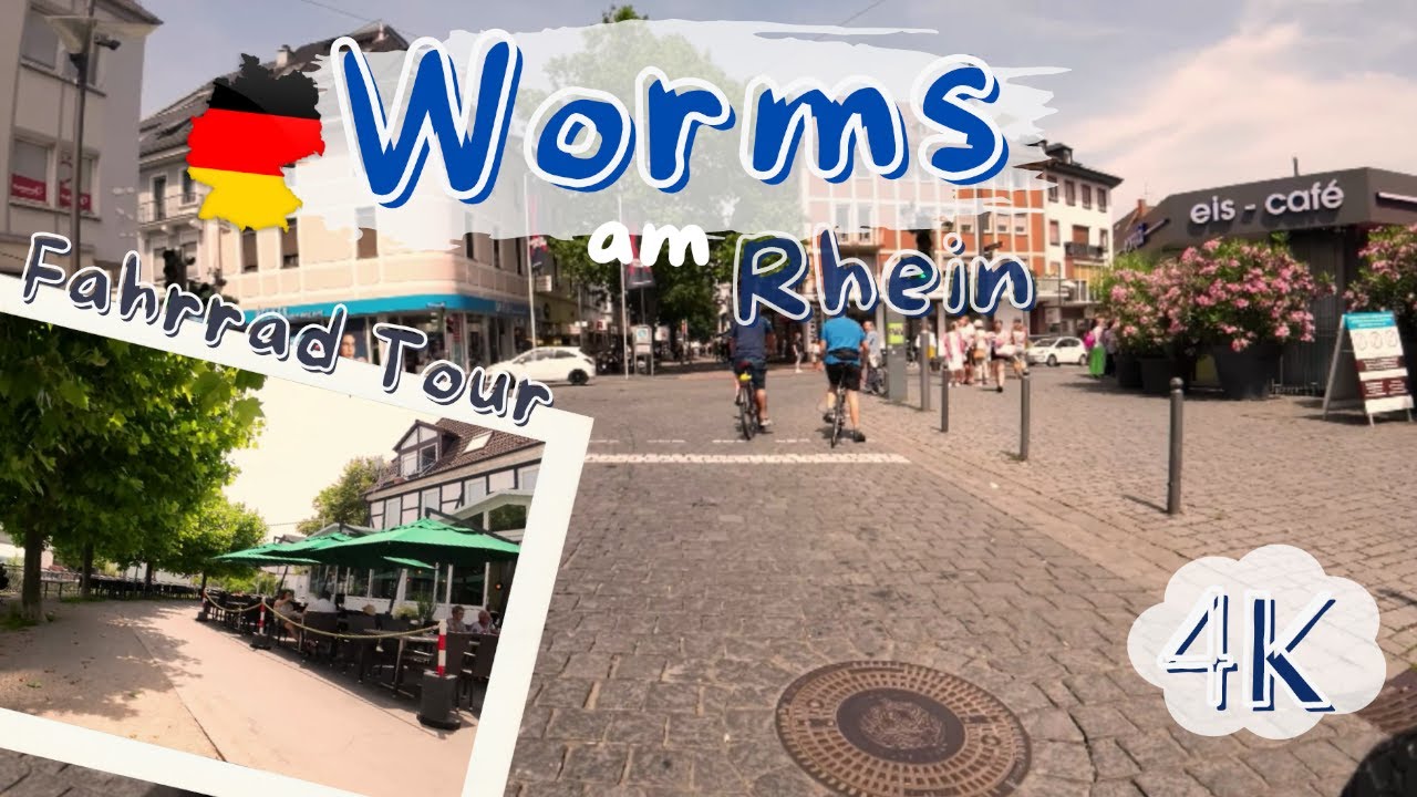 Worms am Rhein - Mit dem Fahrrad durch die Stadt, Fahrrad tour