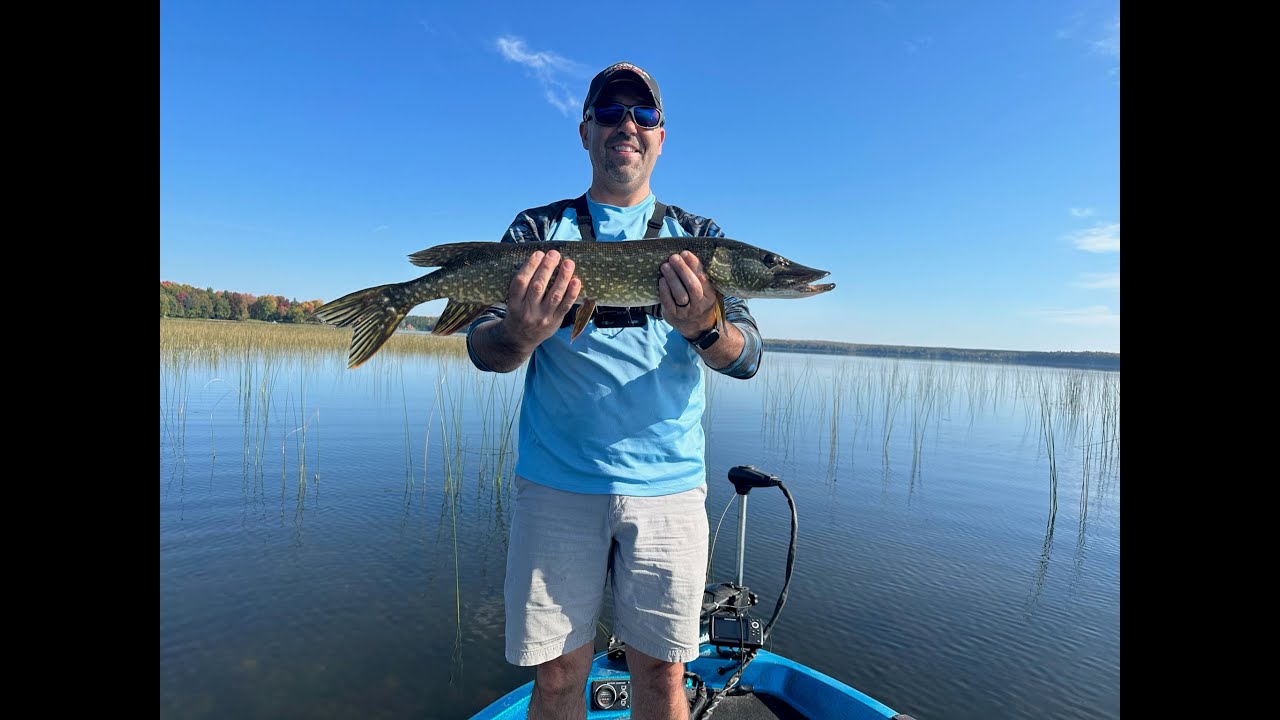 Wisconsin Fishing 2023 Day (2 of 5)-Pine Lake: Pike, Bass. Crandon, Hiles WI