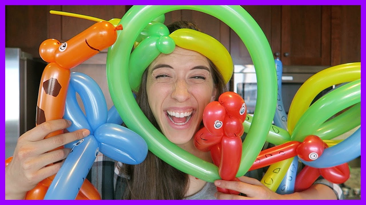 Attempting Balloon Animals!