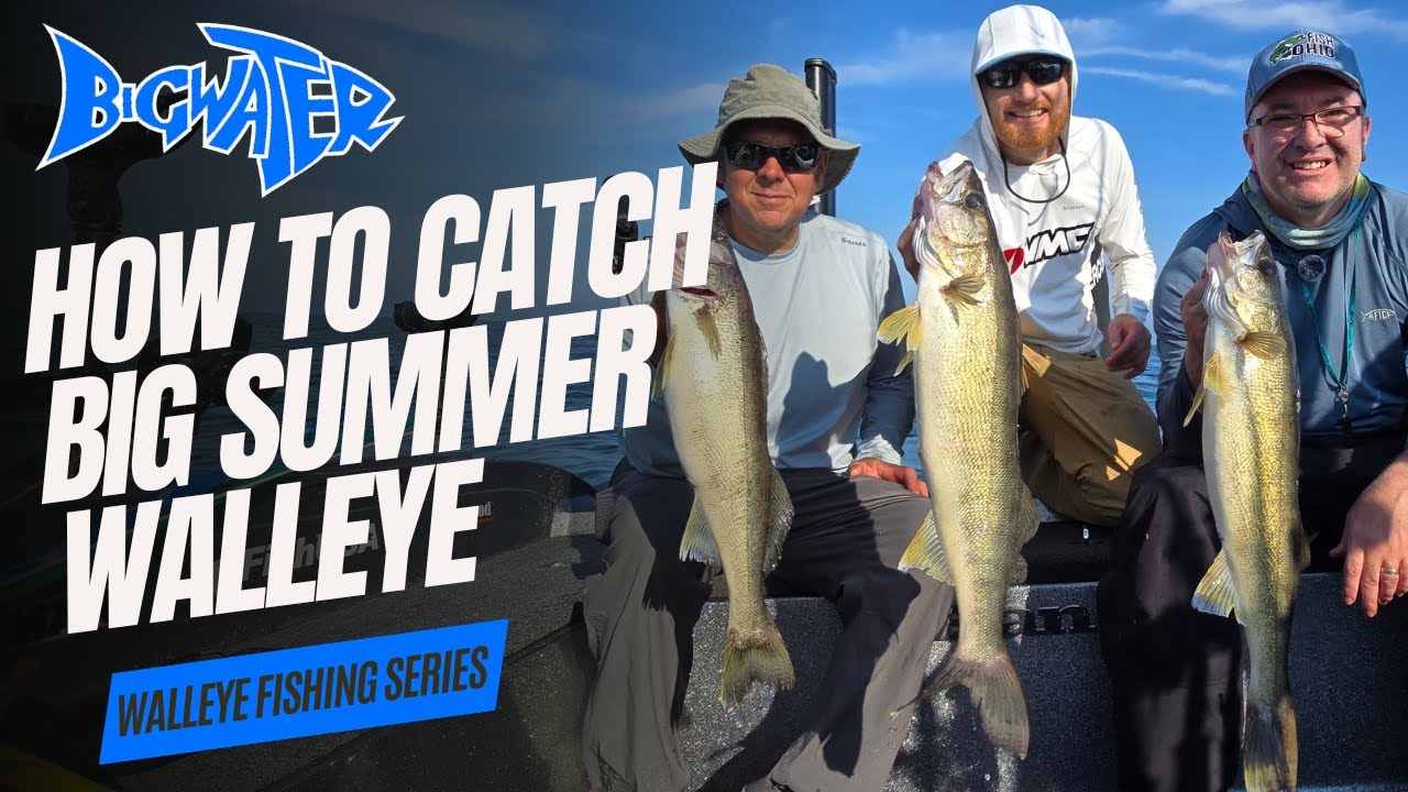 How To Catch BIG SUMMER Lake Erie WALLEYE