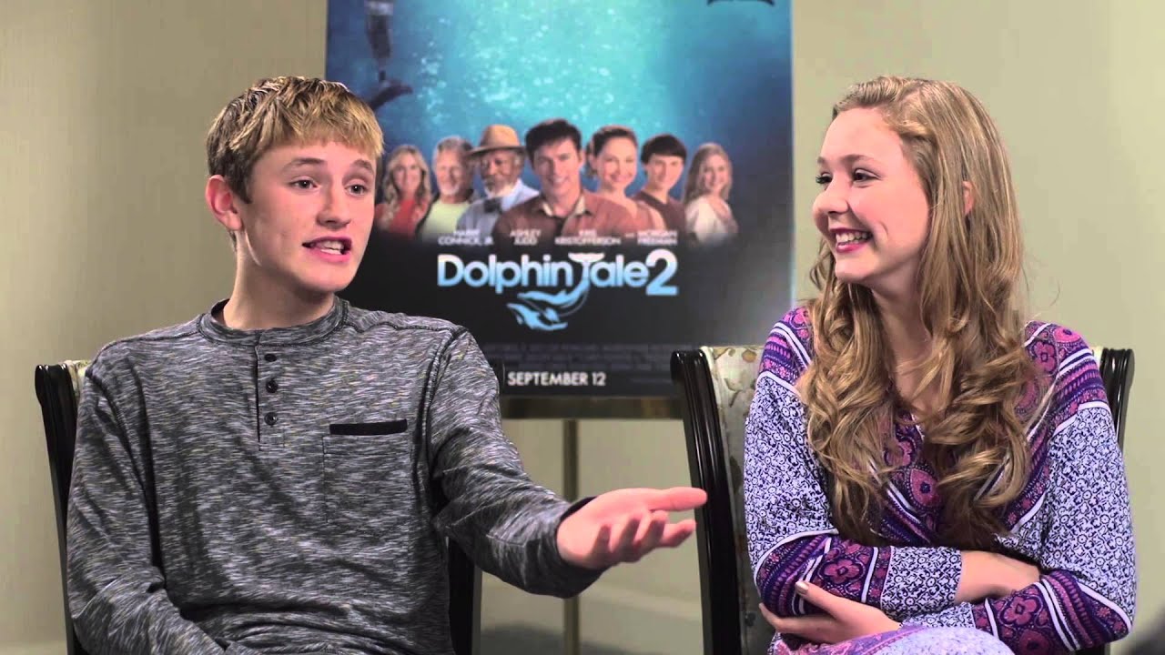 DOLPHIN TALE 2 Interview - Nathan Gamble & Cozi Zuehlsdorff