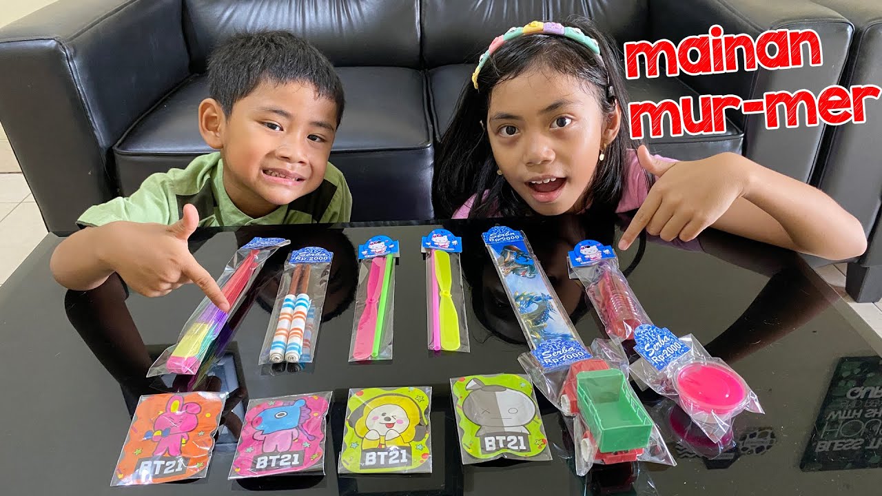 17 Ribu Dapat Banyak !! Beli Mainan Murah Lagi dari Pedagang Mainan Keliling