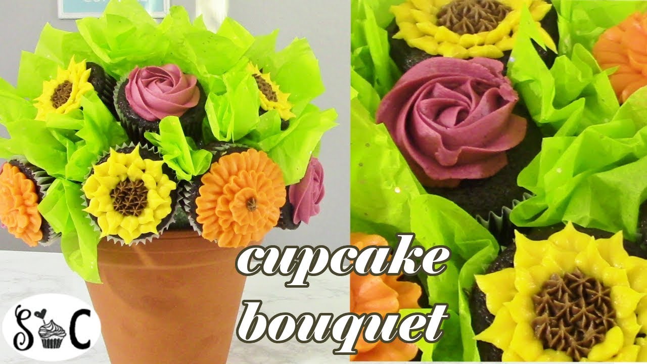How to make a CUPCAKE BOUQUET | Sweetwater Cakes