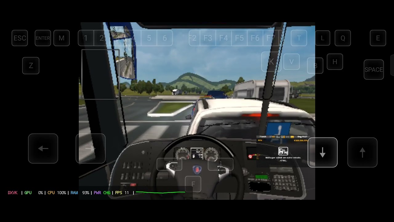 Viagem mod bus no Euro truck simulator 2 no gamehub no Android no mapa Brasil total 