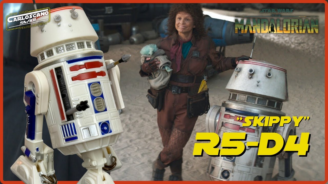 R5-D4 o ROJO el droide rechazado por LUKE SKYWALKER | THE MANDALORIAN (The Black Series)