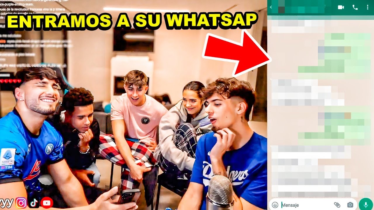 Javi Nogales Filtra su WhatsApp en el Directo de Krufy!