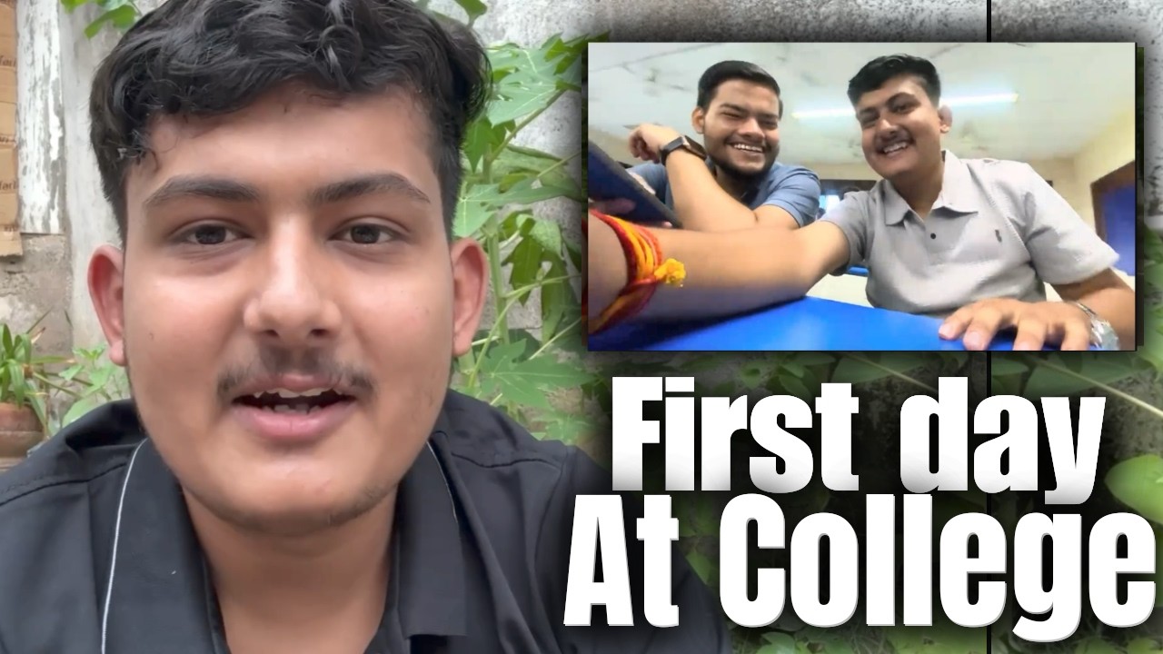 My First Day of College Experience 🥹 (Back at SGSITS Indore 😭)