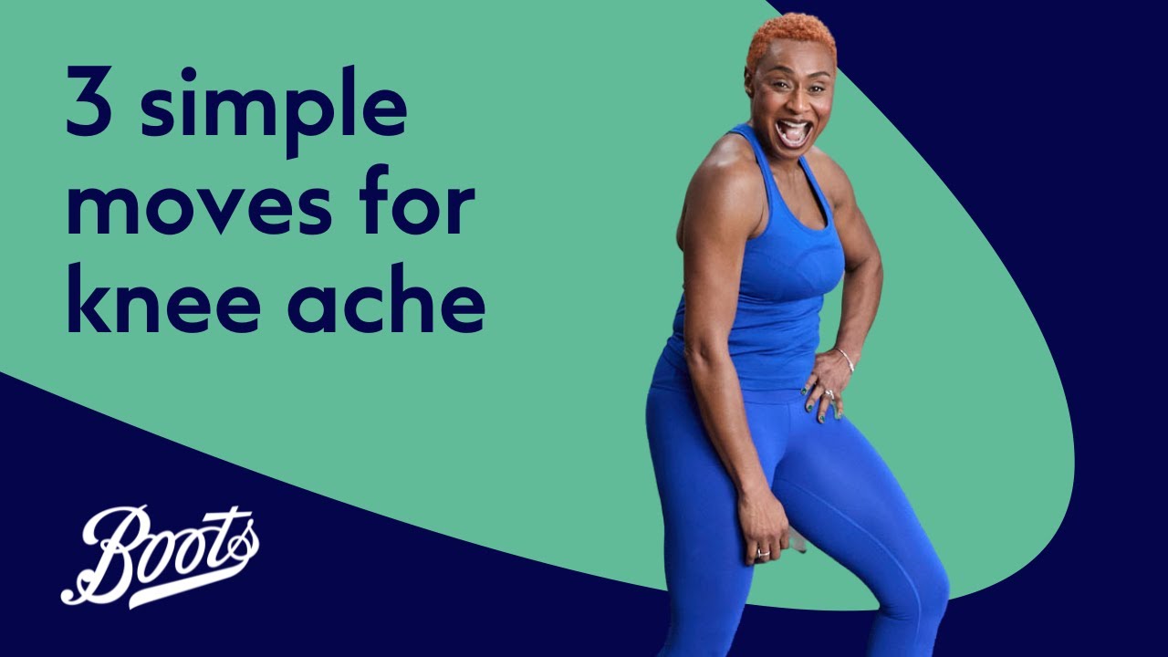Moves to ease knee pain | 3 simple exercises with Michelle Griffiths-Robinson | Boots UK