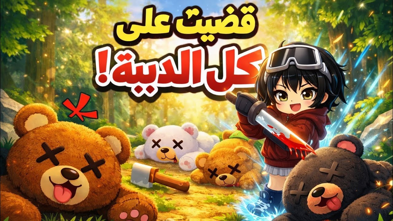 اصعب تحدي في ماب 99 ليلة : ذبحت دببة الغابة كلهم 🐻  | 99nights