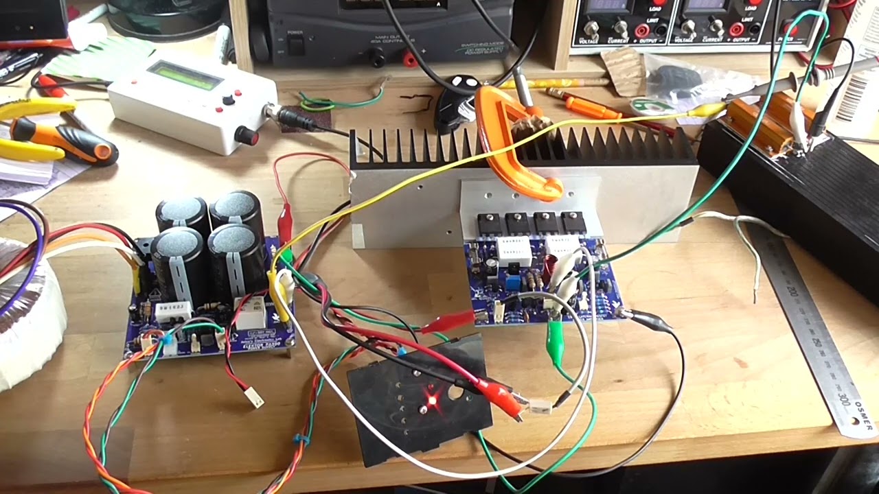 Lateral MOSFET Amplifier: +/-50VDC Power Test